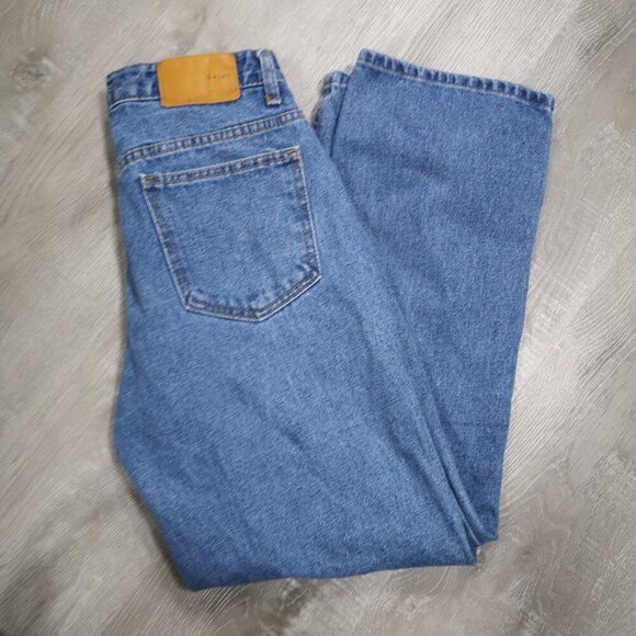 D:Play Brands Ladies Size 28 Straight Legs Medium Wash Blue Jeans - Picture 5 of 13